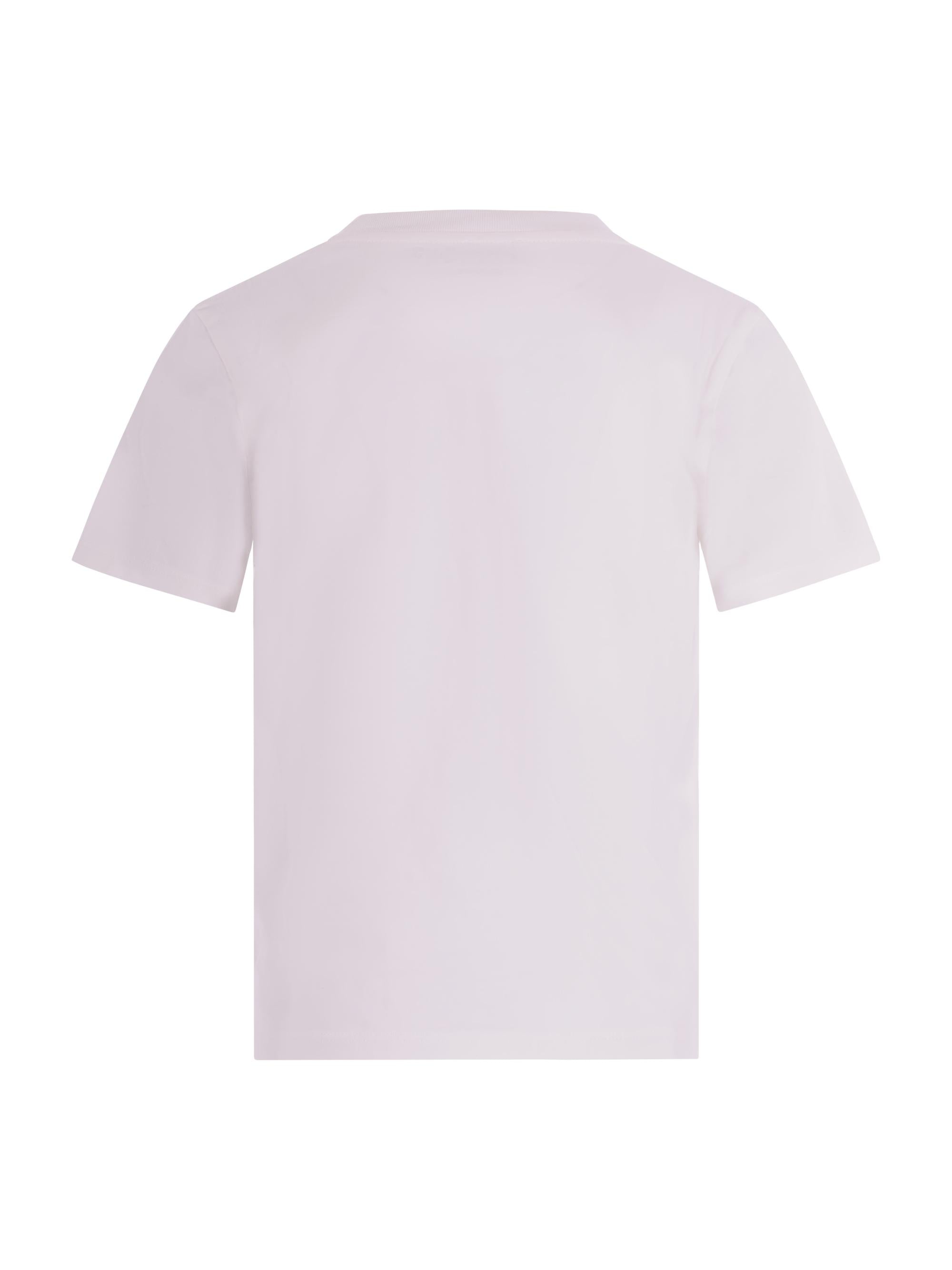 T-shirt per bambino Bonpoint bianca con stampa cagnolino S06BTSK00017 102 BONPOINT 