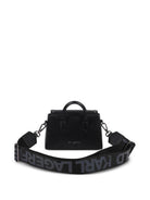 Borsa per bambina Karl Lagerfeld Kids nera con dettaglio logo sul davanti Z31214 09B KARL LAGERFELD KIDS 