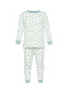 Pigiama per bambino Petit Bateau bianco con stampa grafica all-over A0FPE 01 PETIT BATEAU KIDS 