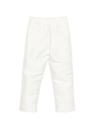 Pantaloni per bambina Simonetta bianco con tasche laterali SY6A61 S0251 102 SIMONETTA KIDS 