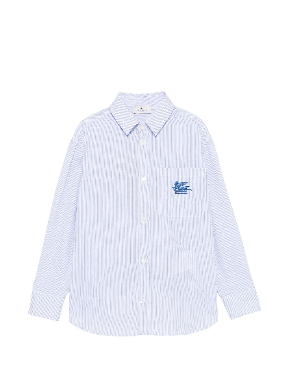Camicia per bambino Etro Kids azzurra con design a righe GZ5H50 P0639 100BL ETRO KIDS 