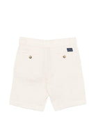 Shorts per bambino Paul & Shark Junior beige con bottoni WUQ001LUC01 20170 PAUL & SHARK KIDS 