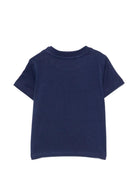 T-shirt per neonato Kenzo Kids blu con stampa grafica sul davanti K61718 84N KENZO KIDS 
