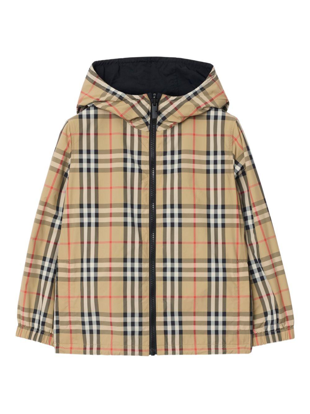 Giubbino per bambino Burberry Kids reversibile con motivo Vintage Check 8117262 B9368 BURBERRY KIDS 