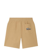 Shorts per bambino Bonpoint beige con ricamo logo sul retro S06BBEK00003 160A BONPOINT KIDS 