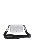 Borsa per bambina Karl Lagerfeld Kids argento con applicazioni glitterate Z31218 016 KARL LAGERFELD KIDS 