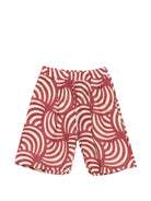 Shorts per bambino Paolo Pecora Kids rosso a fantasia PP4294 CHERRY PAOLO PECORA KIDS 