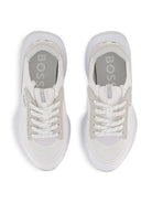 Sneakers per bambino Boss Kids bianche con inserti J53173 10P BOSS KIDS 