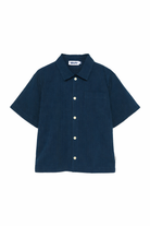 Camicia per bambino Molo blu con taschino sul petto 1S26C204 5618 MOLO KIDS 