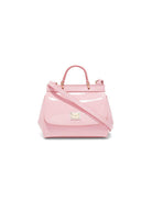 Borsa tote Sicily mini per bambina Dolce & Gabbana Kids rosa in vernice EB0003 A1067 80416 DOLCE & GABBANA KIDS 