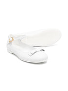 Ballerine per bambina Colorichiari bianco con fiocco con chiusura alla caviglia con fibbia FJ958490 4233 10 COLORICHIARI KIDS 