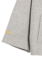 Blazer per bambina Balmain Kids grigio in doppiopetto con maniche ampie BZ2H10 E0254 806OR BALMAIN KIDS 