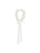 Coroncina per capelli per bambina Monnalisa bianca con decorazione floreale 79G008 7097 0092 MONNALISA KIDS 