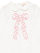 Tutina per neonata Elisabetta Franchi La Mia Bambina  con dettaglio fiocco ENTU1460JF054 0285 ElISABETTA FRANCHI KIDS 