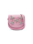Borsa per bambina Aruna Seth rosa con applicazione farfalle BAG01 PINK ARUNA SETH KIDS 