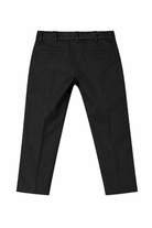 Pantaloni per bambino Balmain Kids neri con dettaglio bottone dorato BY6P70 P0484 930 BALMAIN KIDS 