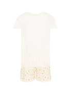 Pigiama per bambina Petit Bateau bianco con stampa fragola A0FD1 01 PETIT BATEAU KIDS 