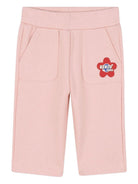 Completo tuta sportiva per neonata Kenzo Kids rosa con logo stampato K61261 47H KENZO KIDS 