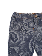 Jeans per neonato Etro Kids blu con stampa Paisley all-over GY6500 I0308 620 ETRO KIDS 