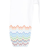 Pantaloni per neonato Missoni Kids multicolore con motivo a zig zag MY6550 F0061 100MC MISSONI KIDS 