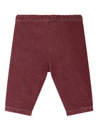 Pantaloni per neonato Bonpoint Thursday borgogna con vita elasticizzata W05ZPAW00001 052A BONPOINT 
