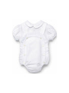 Set t-shirt e body per neonati La Stupenderia bianco con colletto alla Peter Pan 2TBCT54 I12 LA STUPENDERIA KIDS 