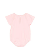 Tutina per neonata Burberry Kids rosa con stampa orsetto in costume sul davanti 8119304 C4016 BURBERRY KIDS 
