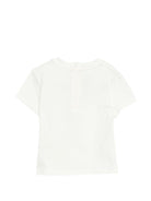 T-shirt per neonati Fendi Kids bianca con stampa logo sul davanti BUI118 ST8 F1JAT FENDI KIDS 