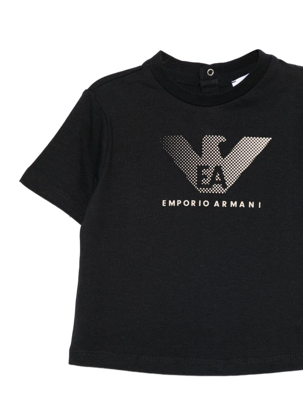 Set di tre t-shirt per neonato Emporio Armani Kids multicolor con diverse fantasie EB001324 AF14503 MB005 EMPORIO ARMANI KIDS 