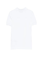 T-shirt per bambino Moschino Kids bianca con taschino HUM05LLFA08 10101 MOSCHINO KIDS 