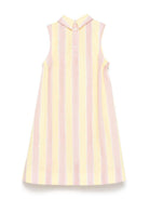 Abito per bambina Fendi Kids giallo e rosa a righe verticali con design svasato JFB747 AS67 F1R0X FENDI KIDS 