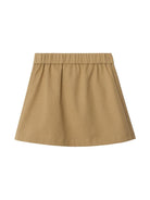 Gonna plissettata per neonata Burberry Kids beige con motivo ricamato 8100467 B9719 BURBERRY KIDS 
