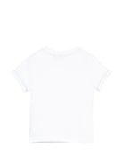 T-shirt per neonato Missoni Kids bianca con stampa logo sul davanti MY8511 Z3672 100AZ MISSONI KIDS 