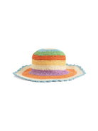 Cappello per bambina Molo multicolore con orlo a smerlo 7S26Y310 9525 MOLO KIDS 