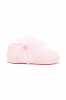 Scarpe primi passi per neonata Monnalisa rosa con fiocco 35G004 7049 0091 MONNALISA KIDS 