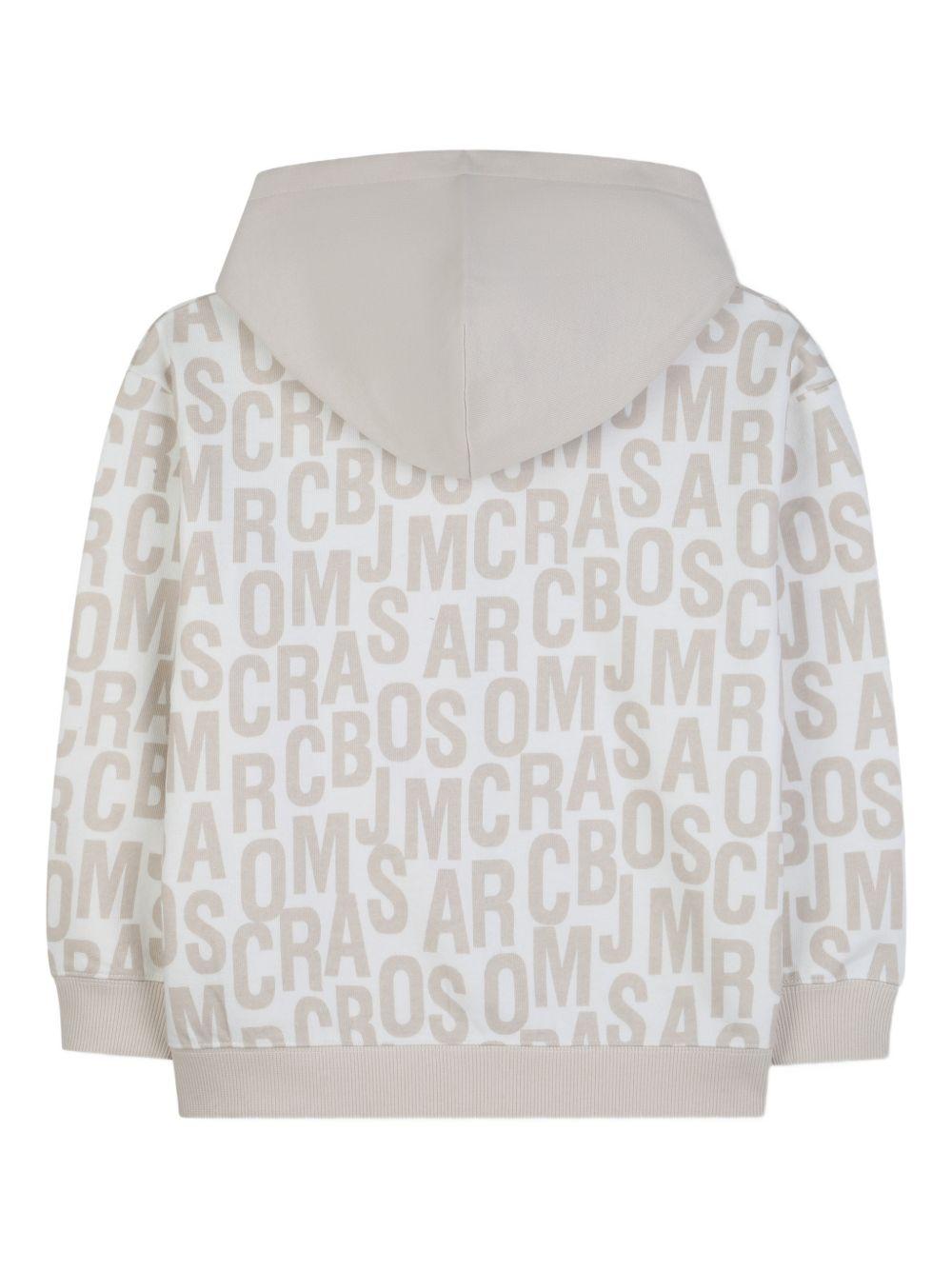Felpa per bambino The Marc Jacobs Kids multicolore con stampa logo all-over W60775 126 THE MARC JACOBS KIDS 