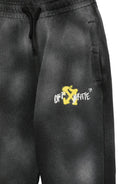 Pantaloni da tuta Off-White Kids grigio con stampa grafica 44BCH001S26F007 010 OFF WHITE KIDS 