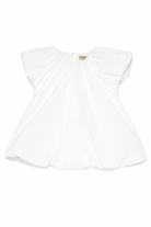 Blusa per bambina Stella McCartney Kids bianca con arricciatura TY5A72 S0183 101 STELLA McCARTNEY KIDS 