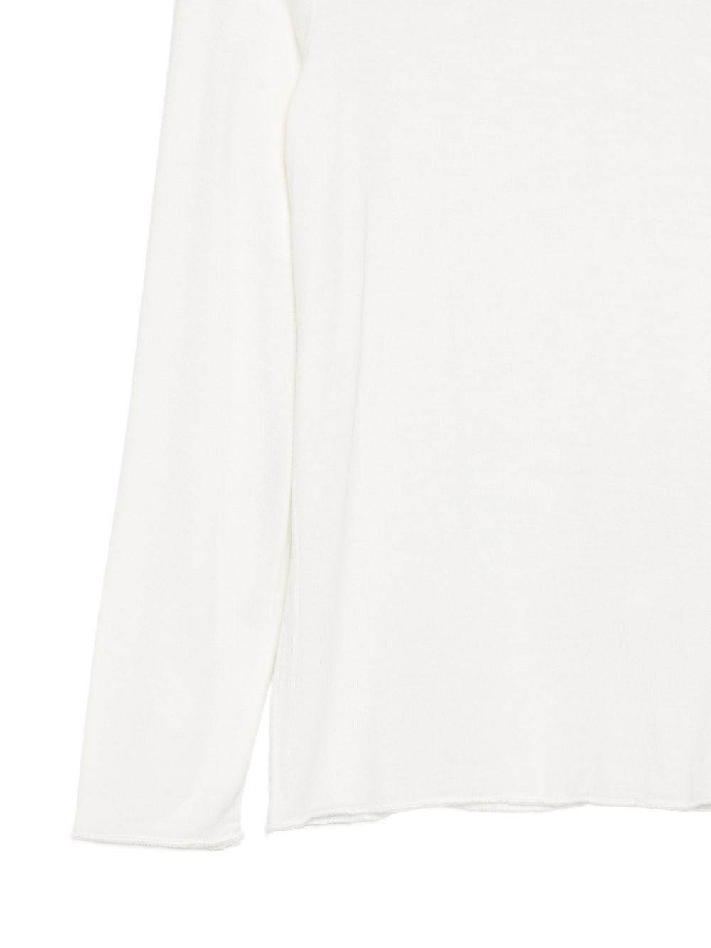 T-shirt per bambina Douuod Kids bianca con collo alto DZ8A00 Z4074 101 DOUUOD KIDS 