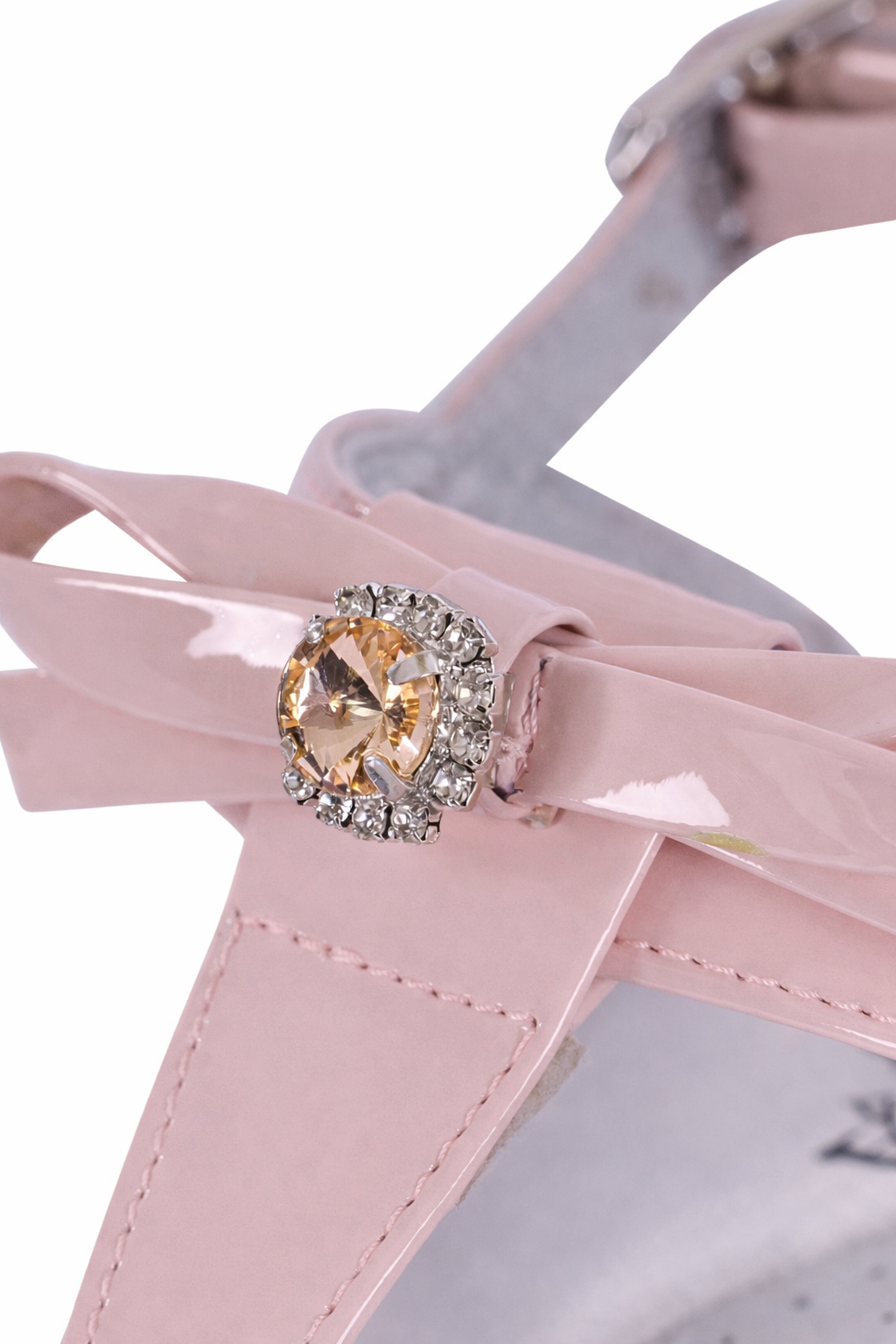 Sandali per bambina Monnalisa rosa con cinturino a T e fiocco 87G001 7706 0091 MONNALISA KIDS 
