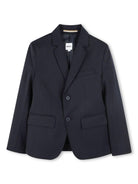 Blazer Ceremony per bambino BOSS Kidswear blu con polsini con bottone J52070 862 BOSS KIDS 