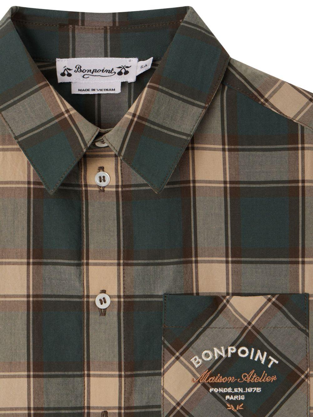Camicia Elyas per bambino Bonpoint multicolor con tasca sul petto S05BSHW00028 449A BONPOINT KIDS 