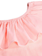 Blusa Reca per bambina Molo rosa con ruches 2S26A204 5650 MOLO KIDS 