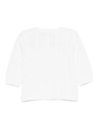 Maglione per neonato Tartine Et Chocolate bianco con maglia a trecce CB18071 13 TArtine & Chocolat 