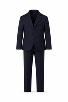 Abito da bambino Boss Kids blu navy con revers classici J52684 862 BOSS KIDS 