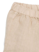 Set con shorts per neonato Il Gufo beige in lino P25DP517L6009 126 IL GUFO KIDS 