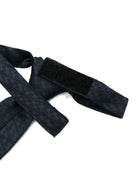Cravatta per bambino Emporio Armani Kids blu con motivo aquila EB000845 AF19201 FB068 EMPORIO ARMANI KIDS 