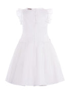Abito per bambina Monnalisa bianco con fiocco 71G905 T9945 0191 MONNALISA KIDS 
