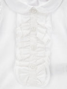 Body per neonata Monnalisa bianco con dettaglio ruches 37G300 7001 0099 MONNALISA KIDS 