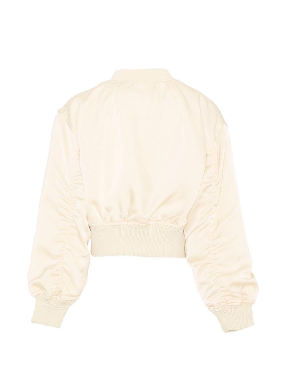 Giubbino per bambina Molo beige con chiusura a zip 5S26M401 5645 MOLO 